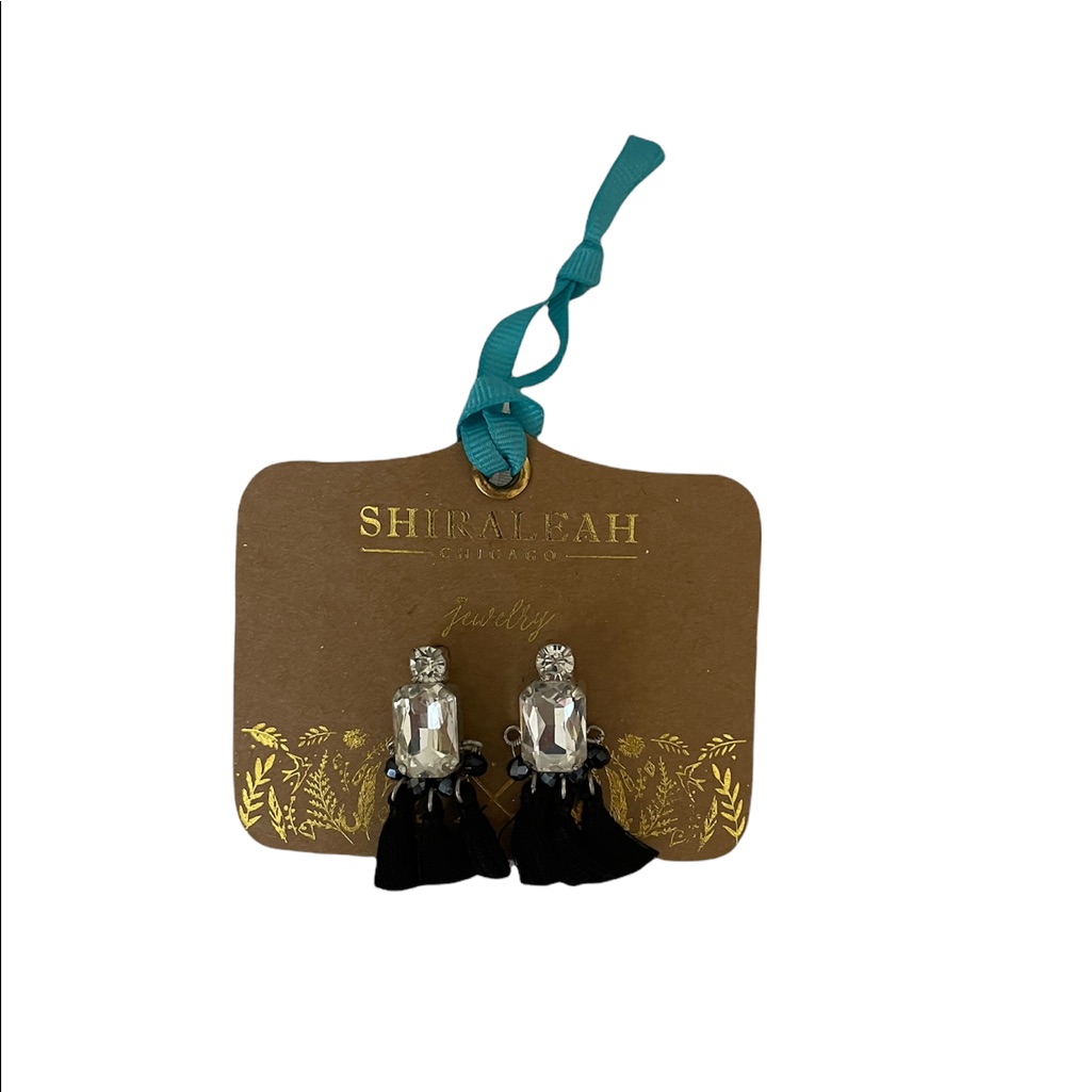 2 For 15 Shiraleah Black Oriana Demi Earrings 12$